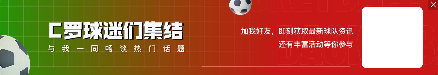 官方：C罗当选FC25年度最佳阵第12人，击败维尔茨、弗林蓬